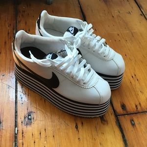 CDG X NIKE CORTEZ platforms